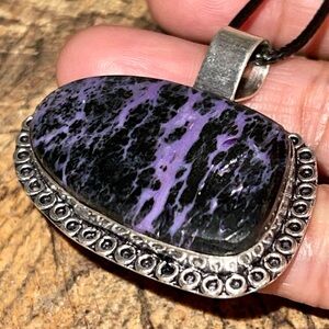 Charoite “Transformation Stone” 1 1/2”x2” Pendant